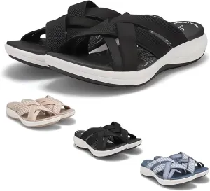 2025 New Orthopedic Sandals for Women Comfortable Recovery Walking Slides Arch Support Plantar Fasciitis Soft Cushion Wide Width