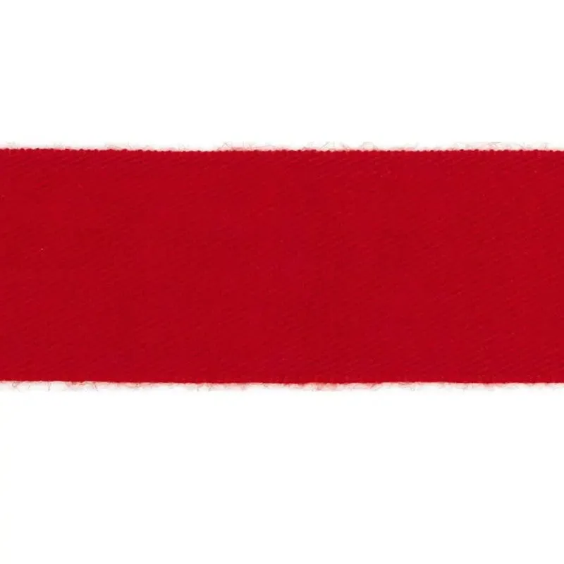 51mm Scarlet Worsted Twill Lace