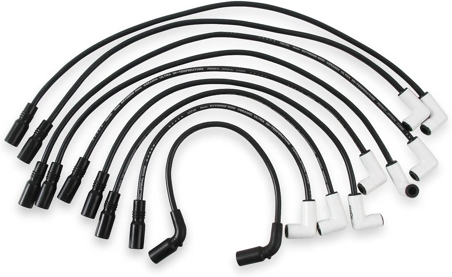 ACCEL 9042C Extreme 9000 Spark Plug Wire Set Ceramic Boot