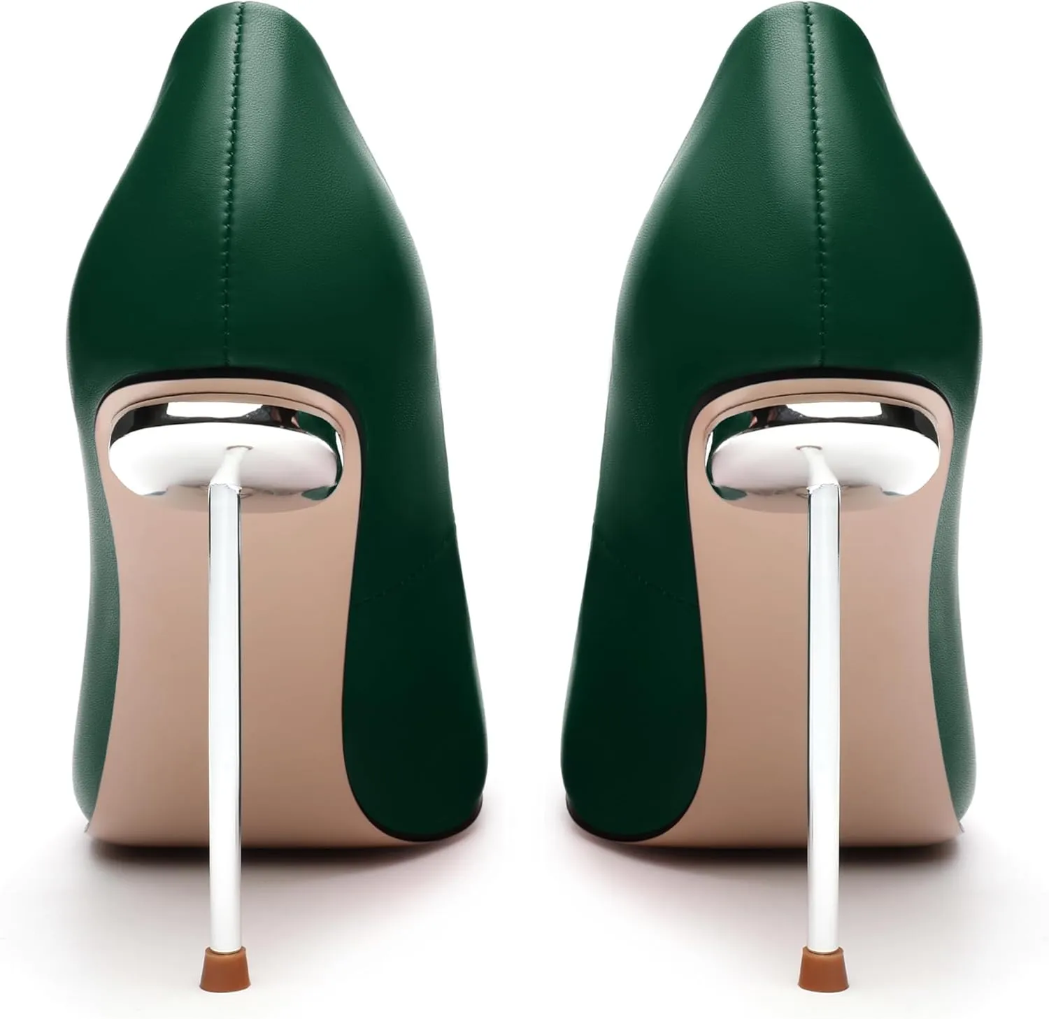 AMBELIGHT High Heels Pumps for Women Stiletto Pointed Closed Toe Slip on Sexy Classic Elegant Dressy Shoes