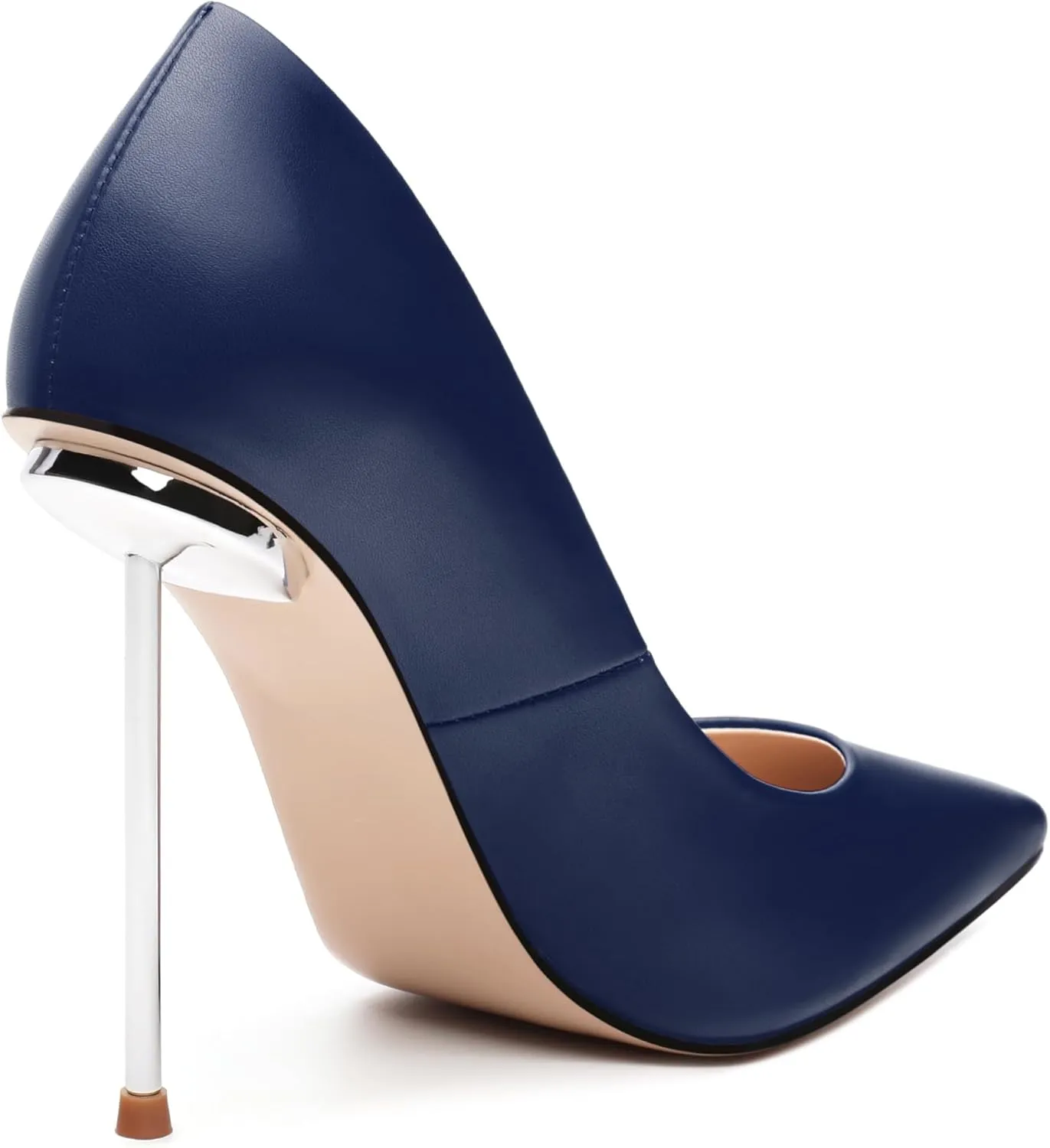 AMBELIGHT High Heels Pumps for Women Stiletto Pointed Closed Toe Slip on Sexy Classic Elegant Dressy Shoes