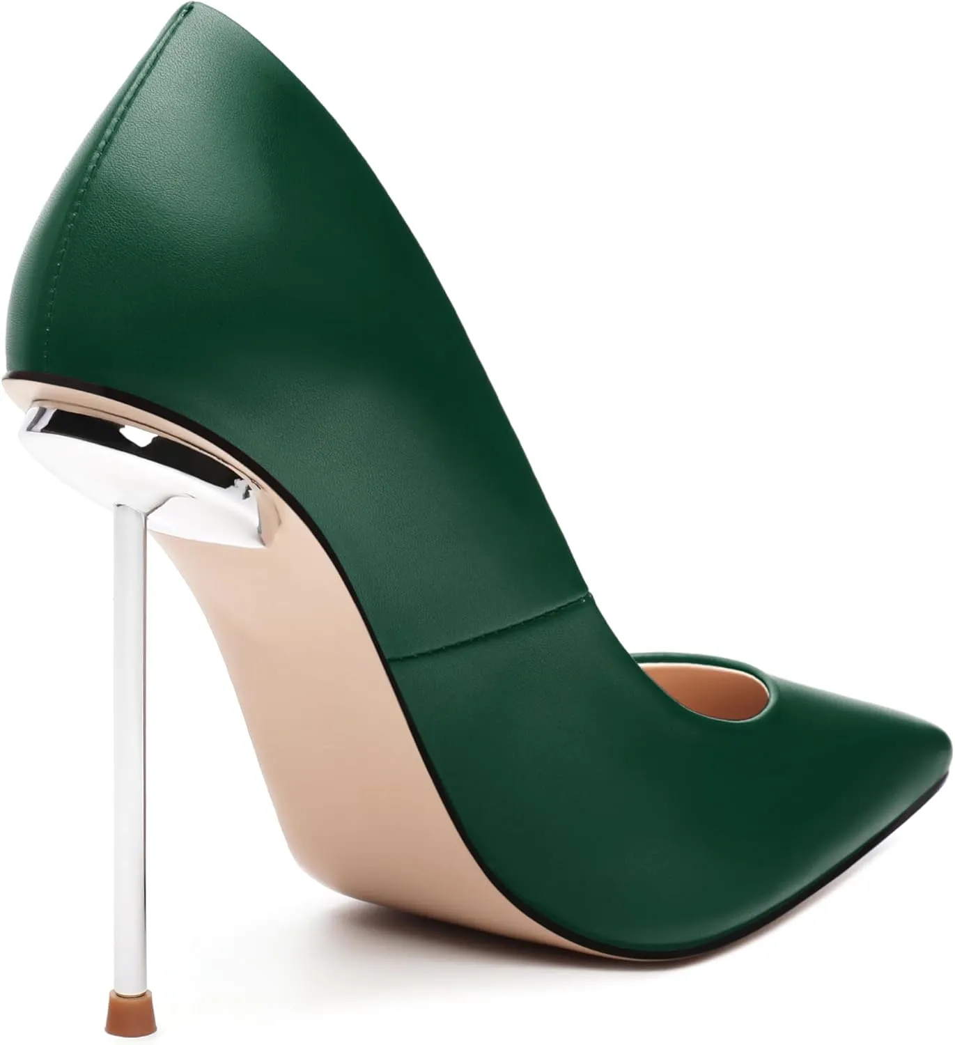 AMBELIGHT High Heels Pumps for Women Stiletto Pointed Closed Toe Slip on Sexy Classic Elegant Dressy Shoes