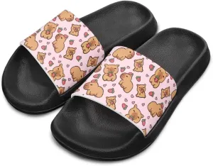 Animal Pattern Sandals House Slides Children's Cozy Pillow Slippers Soft Non-Slip for Beach Pool Bathroom
