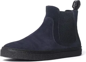 Anthony Veer Hills Classic Chelsea Leather Sneakers for Men | Made with Premium Calfskin Suede | Durable Rubber Outsole & Cushioned Leather Footbed | Slip-Resistant