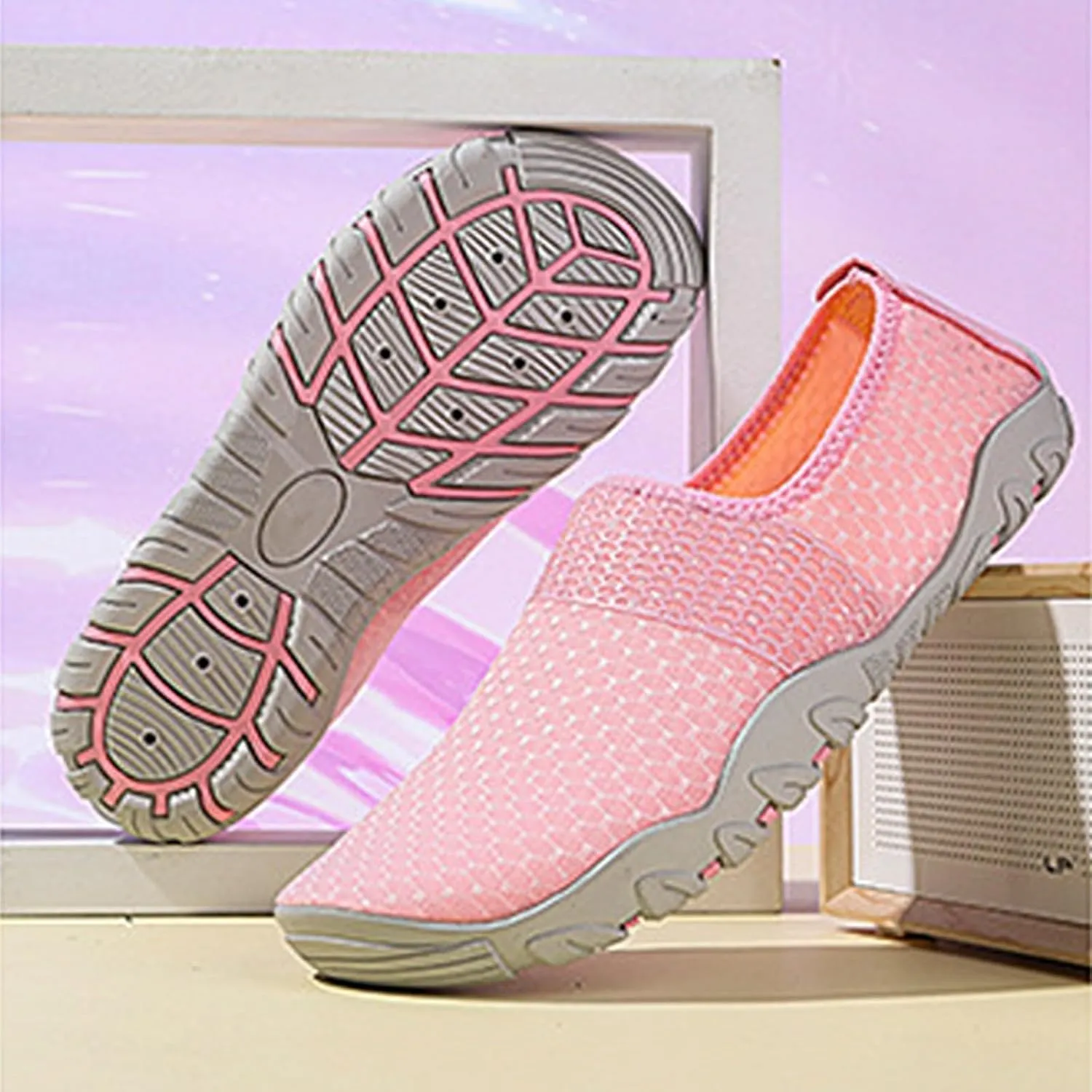 Aqua Socks Water Shoes Barefoot Quick Dry Non Slip Swim Surf Beach Yoga Camping Boating River Pool Sport Outdoor Shoes Spring Shoe for Women 2025