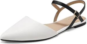 Arromic Women‘s Pointed Toe Slingback Flats Shoes for Work Office Casual Dress