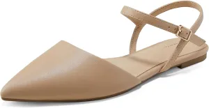 Arromic Women‘s Pointed Toe Slingback Flats Shoes for Work Office Casual Dress