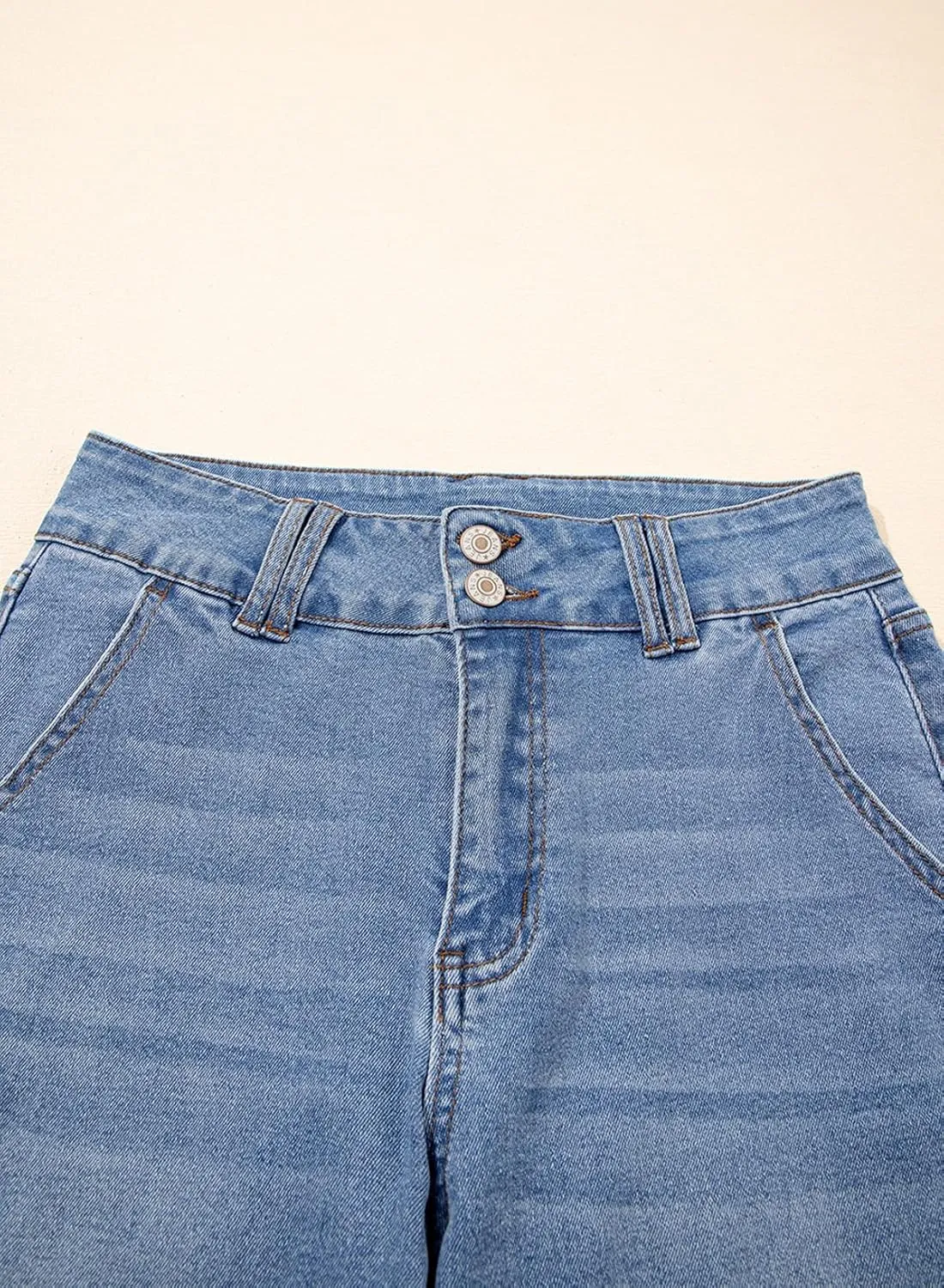 Astylish Jeans for Women Wide Leg High Waisted Stretchy Straight Leg Jean Baggy Trendy 2025 Denim Pants with Slanted Pockets