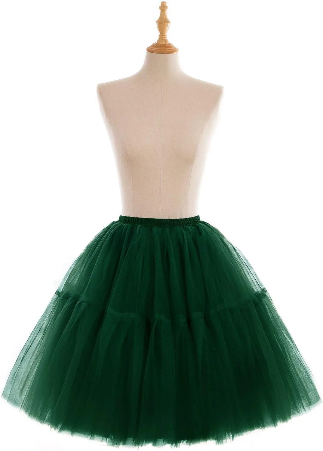 BABYONLINE D.R.E.S.S. Women Tutu Skirt Knee Tulle Skirt Petticoat Skirts Crinoline Rockabilly Tutu Skirt Slip