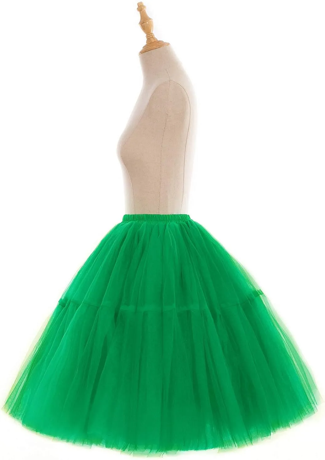 BABYONLINE D.R.E.S.S. Women Tutu Skirt Knee Tulle Skirt Petticoat Skirts Crinoline Rockabilly Tutu Skirt Slip