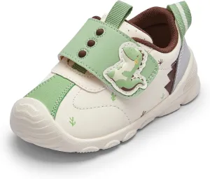 Balabala Toddler Casual Sneakers Unisex Kids Walking Shoes with Hook and Loop, Breathable Cozy and Lightweight