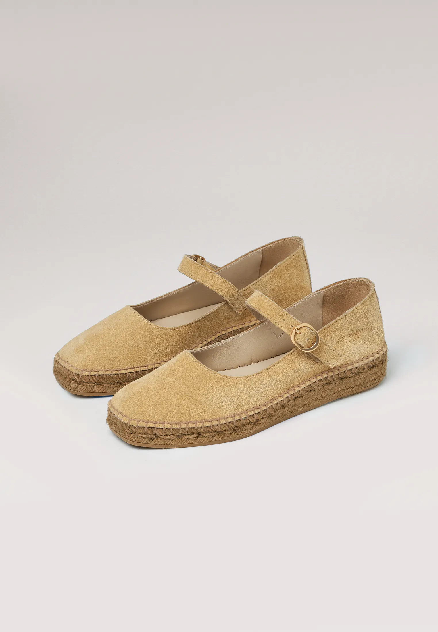 Ballerinas - Champagne Suede