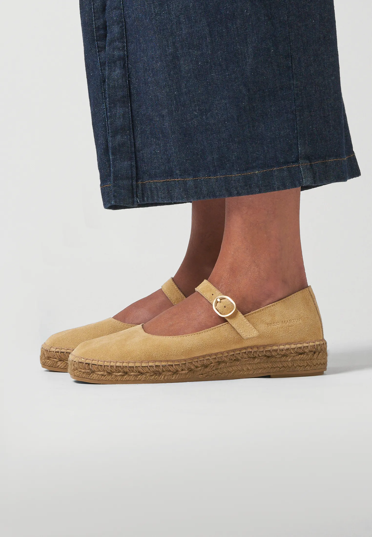 Ballerinas - Champagne Suede
