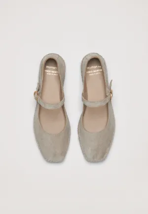 Ballerinas - Pearl Gray Suede