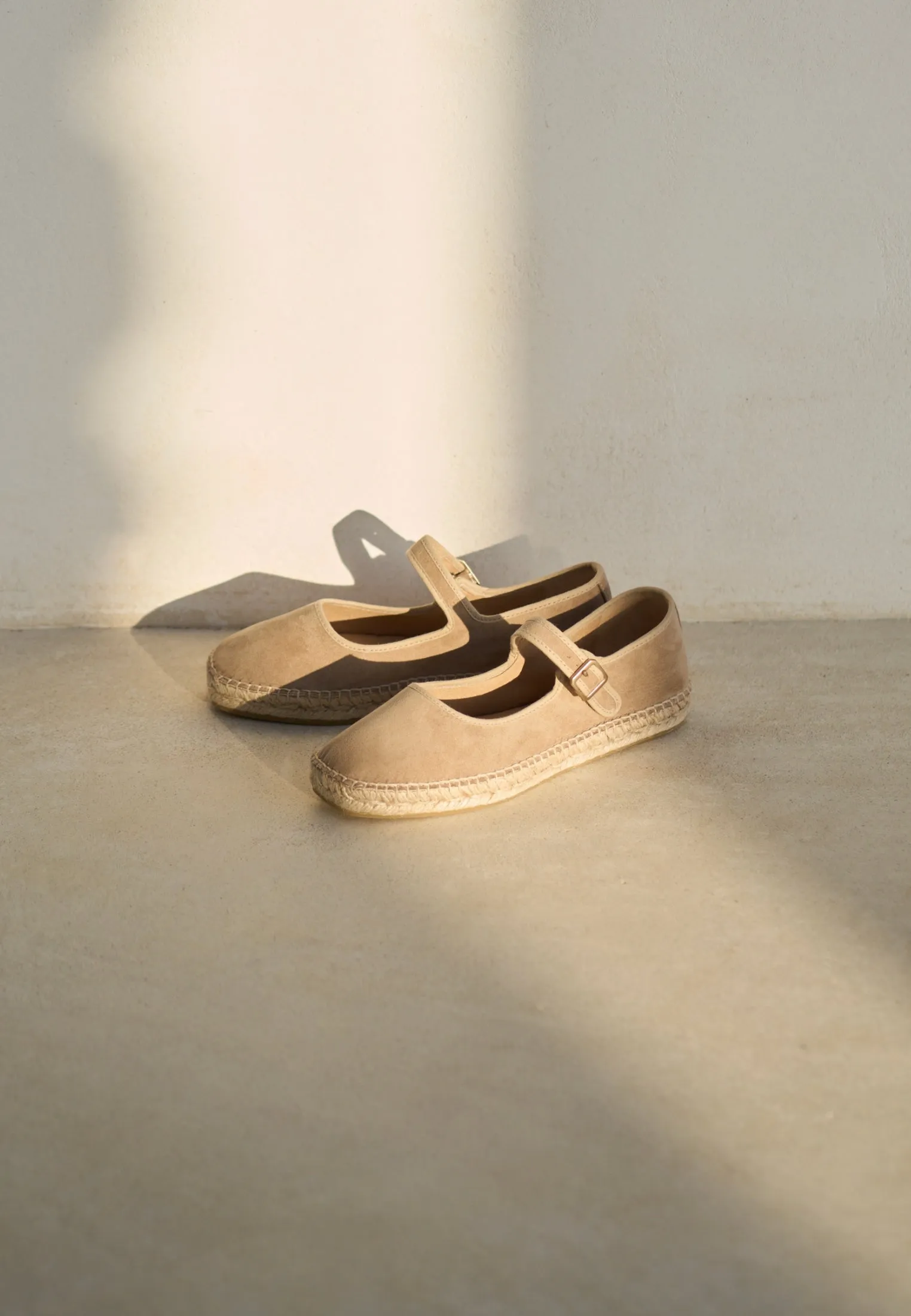 Ballerinas - Taupe Vegan Suede