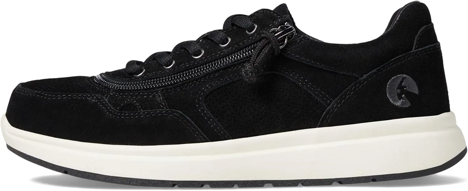 BILLY Footwear Comfort Jogger Sneakers for Women – Leather Upper – PU and Mesh Lining – Round Toe