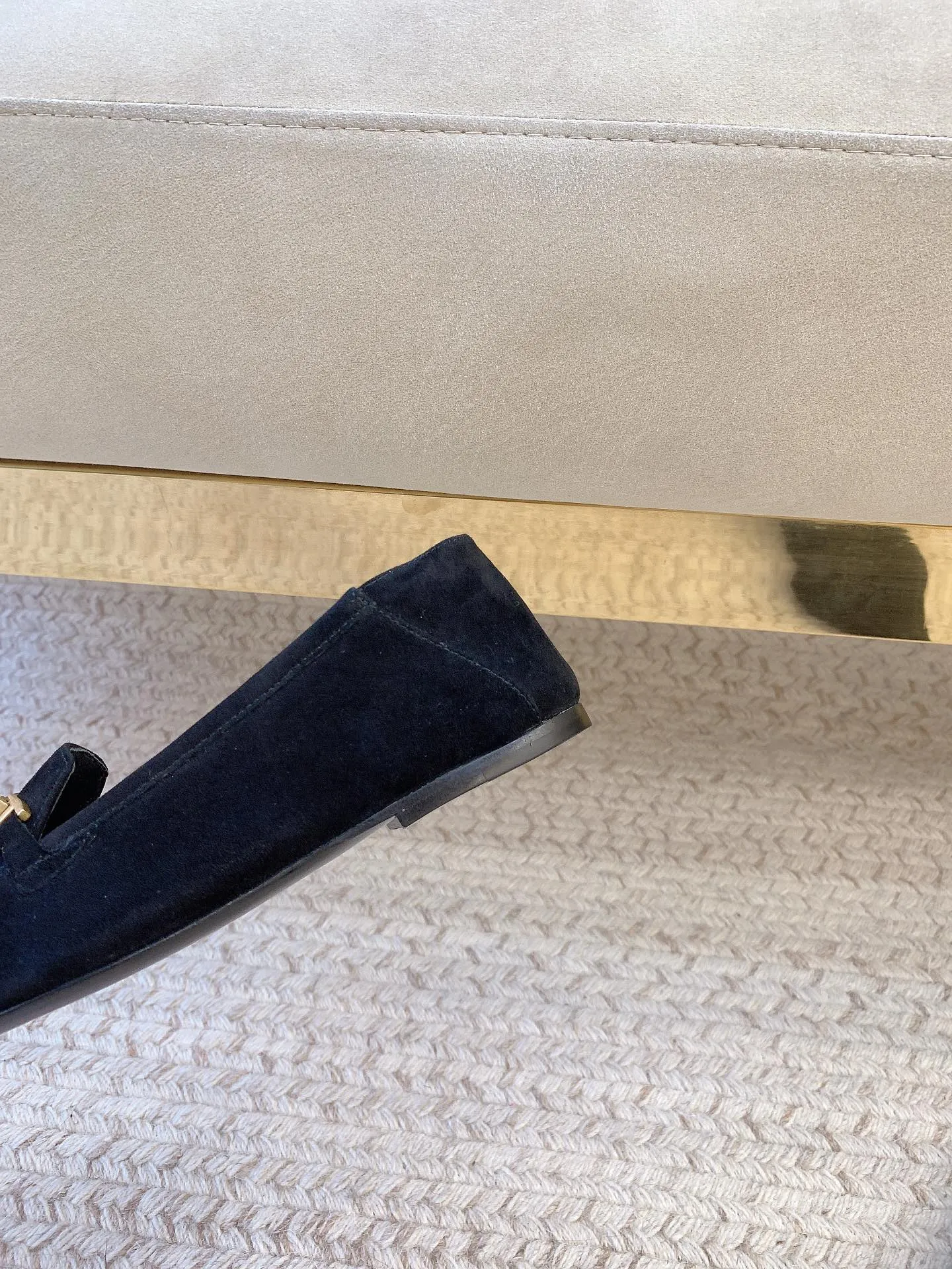BLACK LOAFERS SUEDE Real-time GOLD HARDWARE Saint IN WITH Five-star Laurent