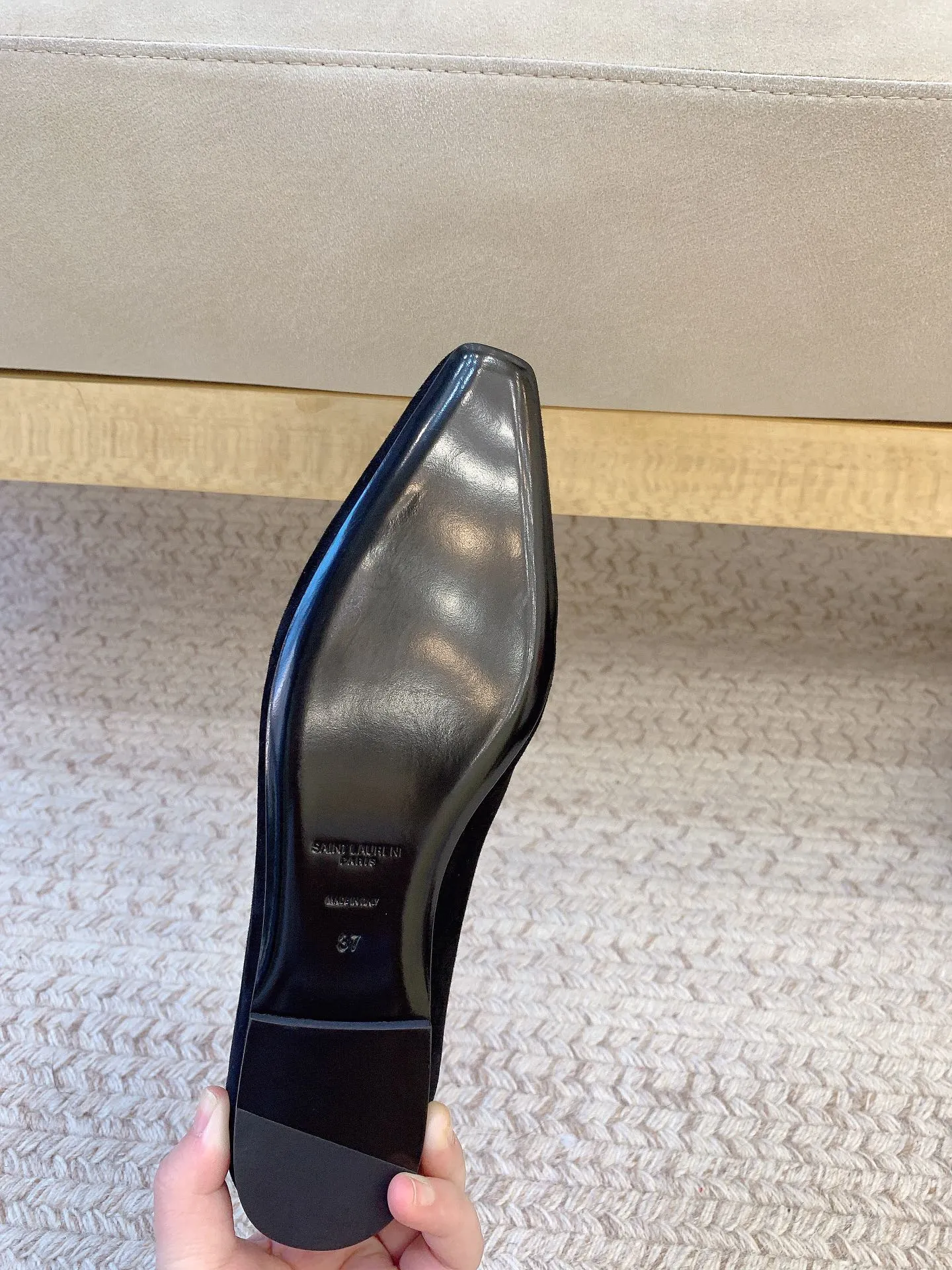 BLACK LOAFERS SUEDE Real-time GOLD HARDWARE Saint IN WITH Five-star Laurent