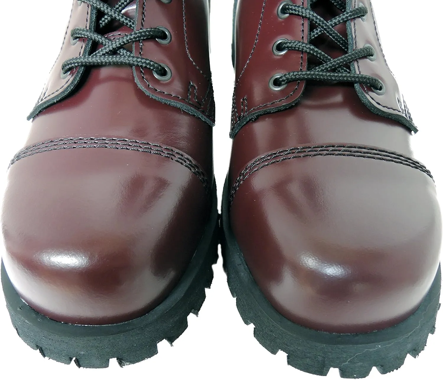 Boots & Braces England Men´s 14 Eye Oxblood Steel Toe Rangers