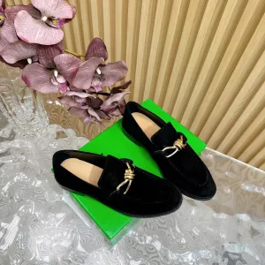BV Astaire Loafer Black Suede Ghw 925629