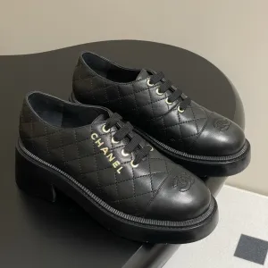 CC 25K Thick-Soled 45mm Loafer Black Lambskin 247706
