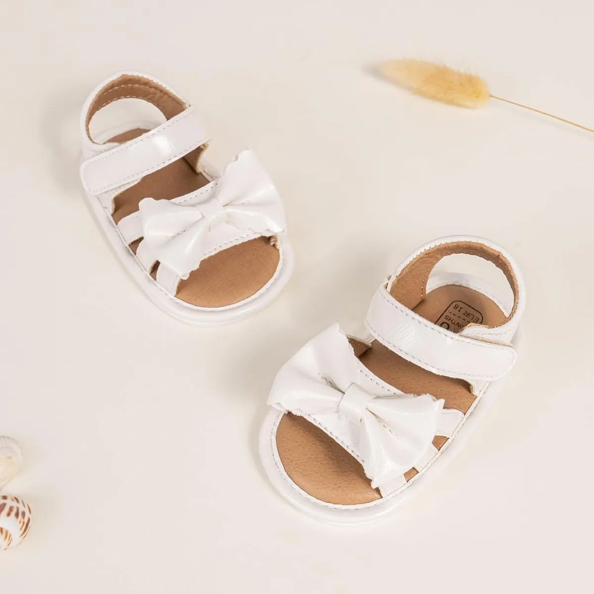 CENCIRILY Infant Baby Girls Boys Sandals Summer Beach Outdoor Bowknot Soft Rubber Sole Toddler Princess Dress Flats Walking Shoes