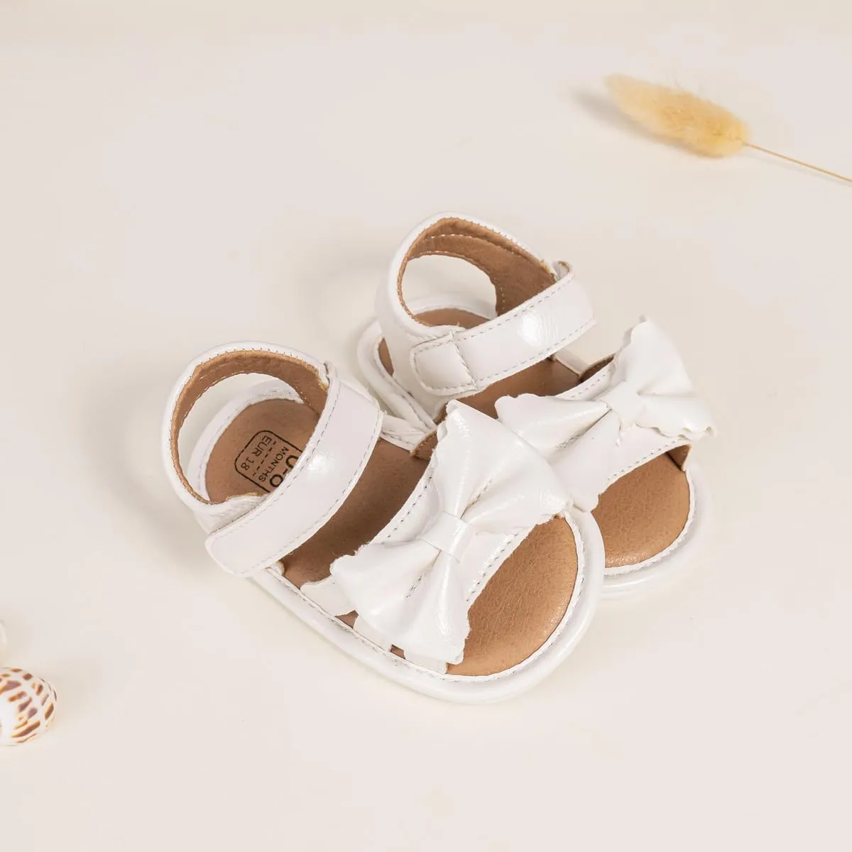 CENCIRILY Infant Baby Girls Boys Sandals Summer Beach Outdoor Bowknot Soft Rubber Sole Toddler Princess Dress Flats Walking Shoes
