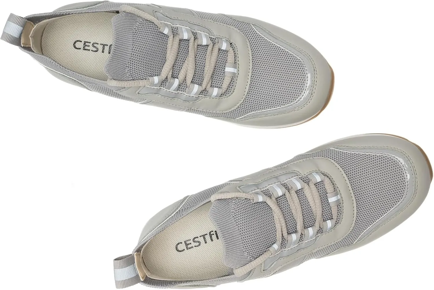 Cestfini Wedge Sneakers for Women - Wedge Tennis Shoes Non-Slip Women Fashion Sneakers