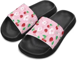 Children's Colorful Printed House Slippers Beach Sandals Slide Sandals Filp-Flops for Kids Girls Gift for Daughters Little Sisters Soft Comfort Little Kid Size 11-Big Kid Size 3