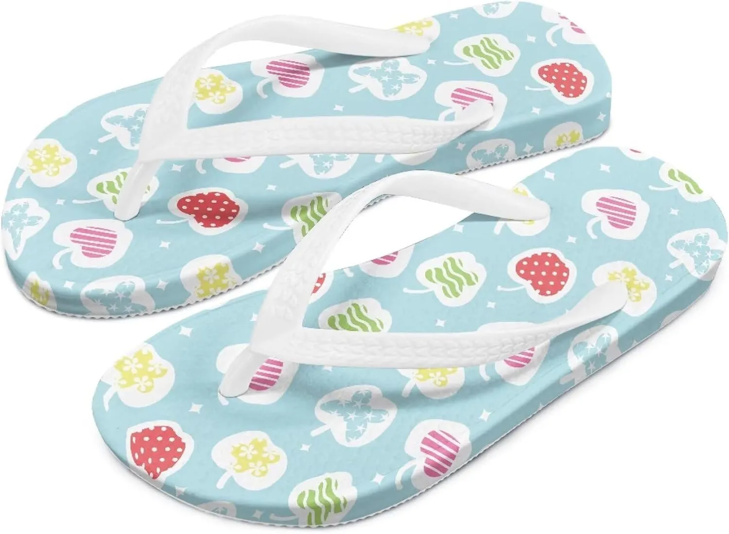 Children's Flip Flops Little Kid's Comfort Lightweight Soft Thong Sandals Girls Slide Sandals