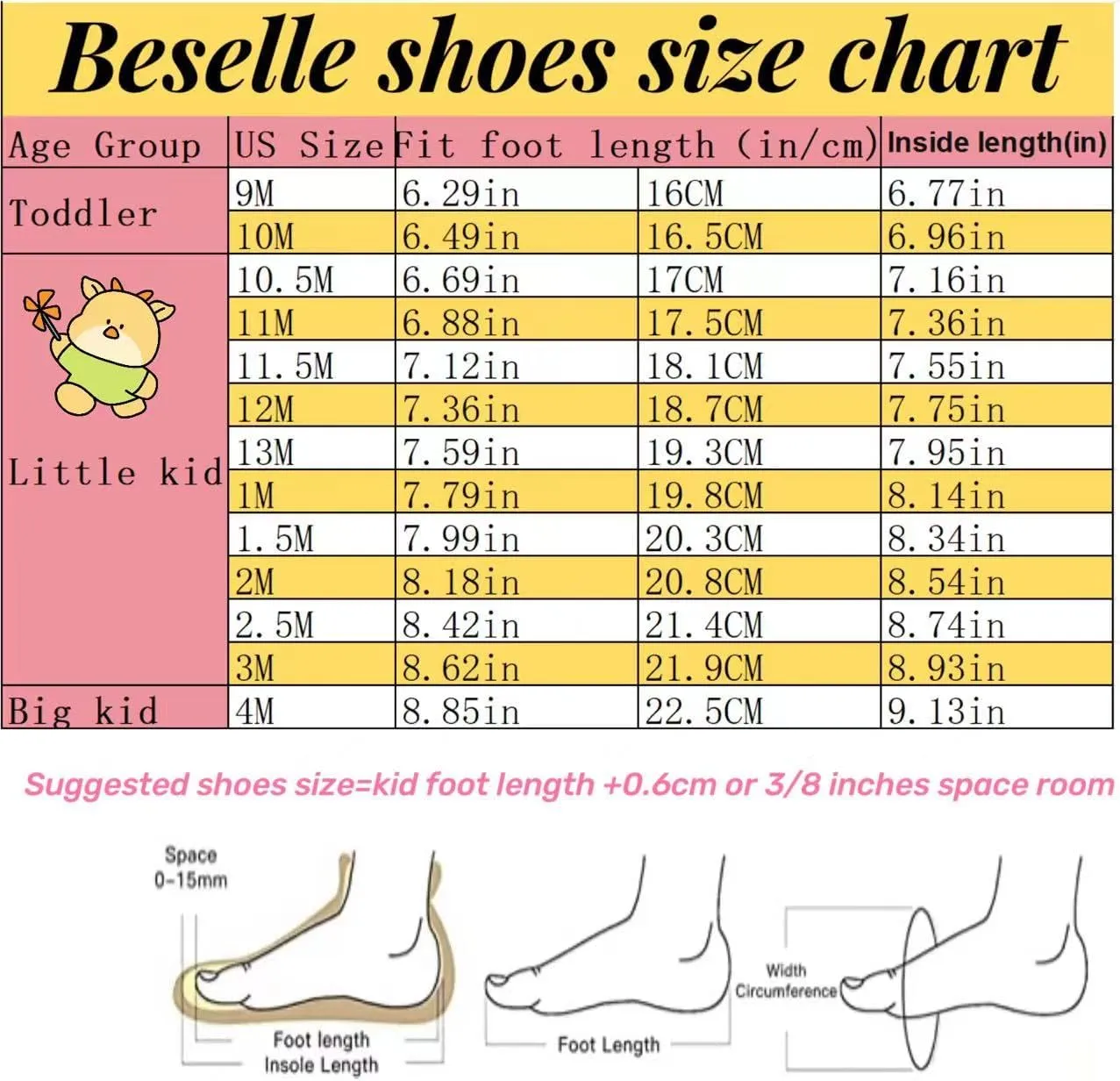 Children's Girl Mary Jane Bright Shoes Low Heel Princess Flower Wedding Birthday Party Dress Low Heel Flats