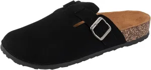 Clogs for Women Platform Suede Soft Clogs Classic Cork Clog Antislip Slippers Waterproof Mules House Sandals Buckle