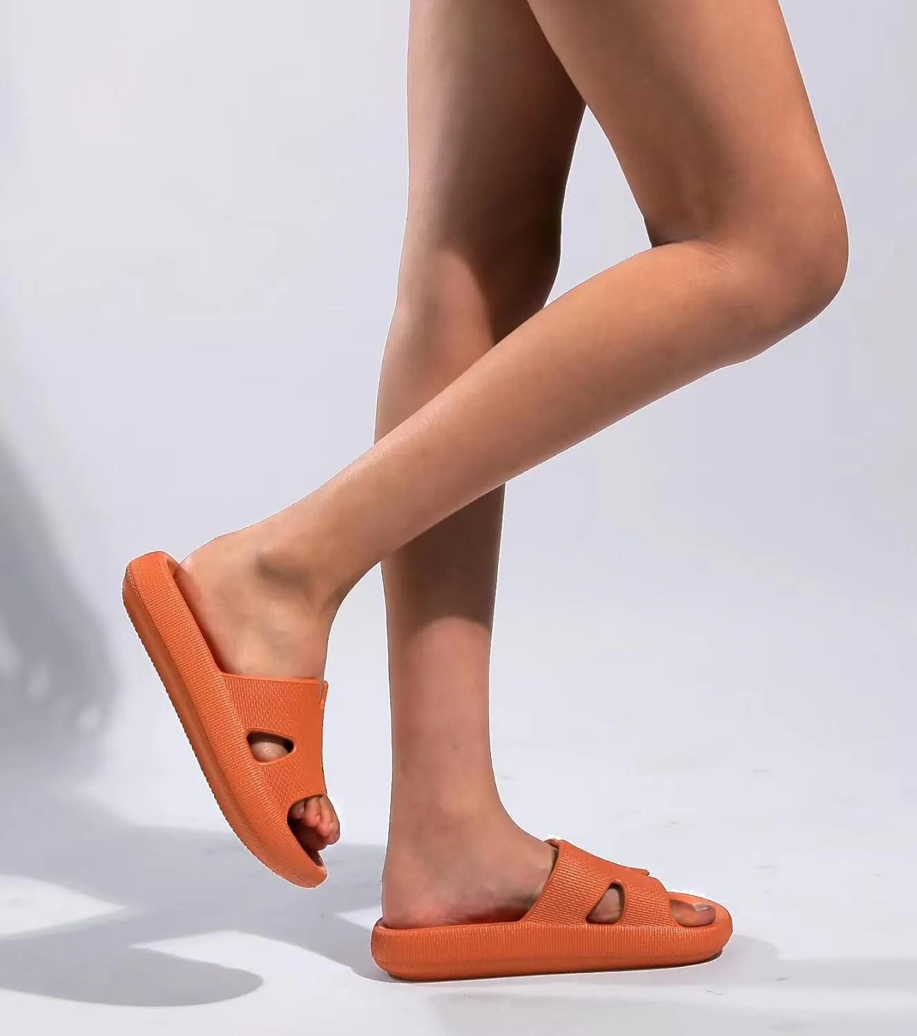 Cloud Slides for Women and Men Cushion Recovery Pillow Sandals, Memory Foam House Shower Slippers for Woman, Non-Slip Comfort Quick Drying