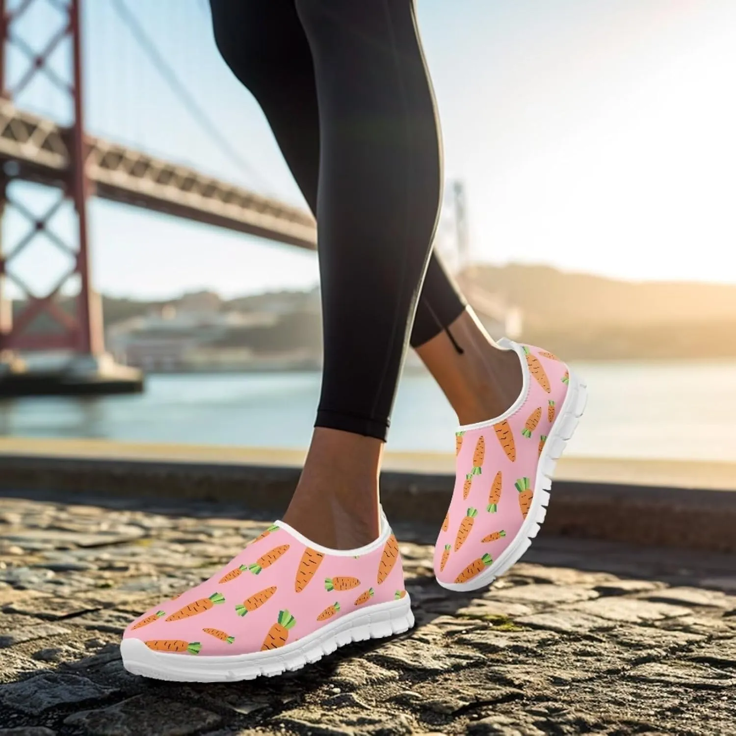 Coloranimal Flats for Women Walking Shoes Casual Flats Comfortable Womens Travel Shoes Loafers with Anti Skid Sole Fashion Womens Footwear