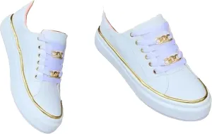 Comfortable Low Top Sneaker for Women - Stylish Round Toe Flat Bottom Shoes with Anti-Slip Sole for Daily Wear.