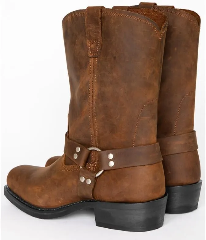 Cowboy Western Boot- Cowboy Boots for Men-Cowboy Boots Square Toe Embroidery Retro Fall Winter Traditional Boots