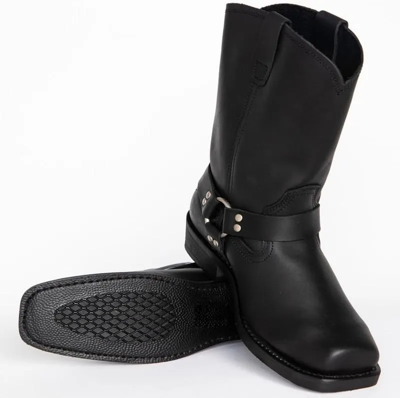 Cowboy Western Boot- Cowboy Boots for Men-Cowboy Boots Square Toe Embroidery Retro Fall Winter Traditional Boots