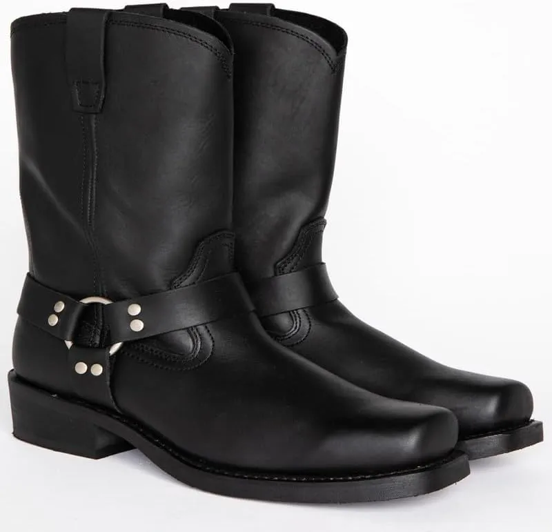 Cowboy Western Boot- Cowboy Boots for Men-Cowboy Boots Square Toe Embroidery Retro Fall Winter Traditional Boots