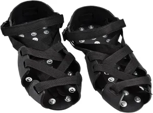 Crampons for Hiking Boots - 32-Spikes Crampons Ice Cleats | Traction Snow Grips | Mountaineering Snow Anti-Slip Shoe Covers | Winter Ice Snow Grips Traction Cleats for Walking Hiking