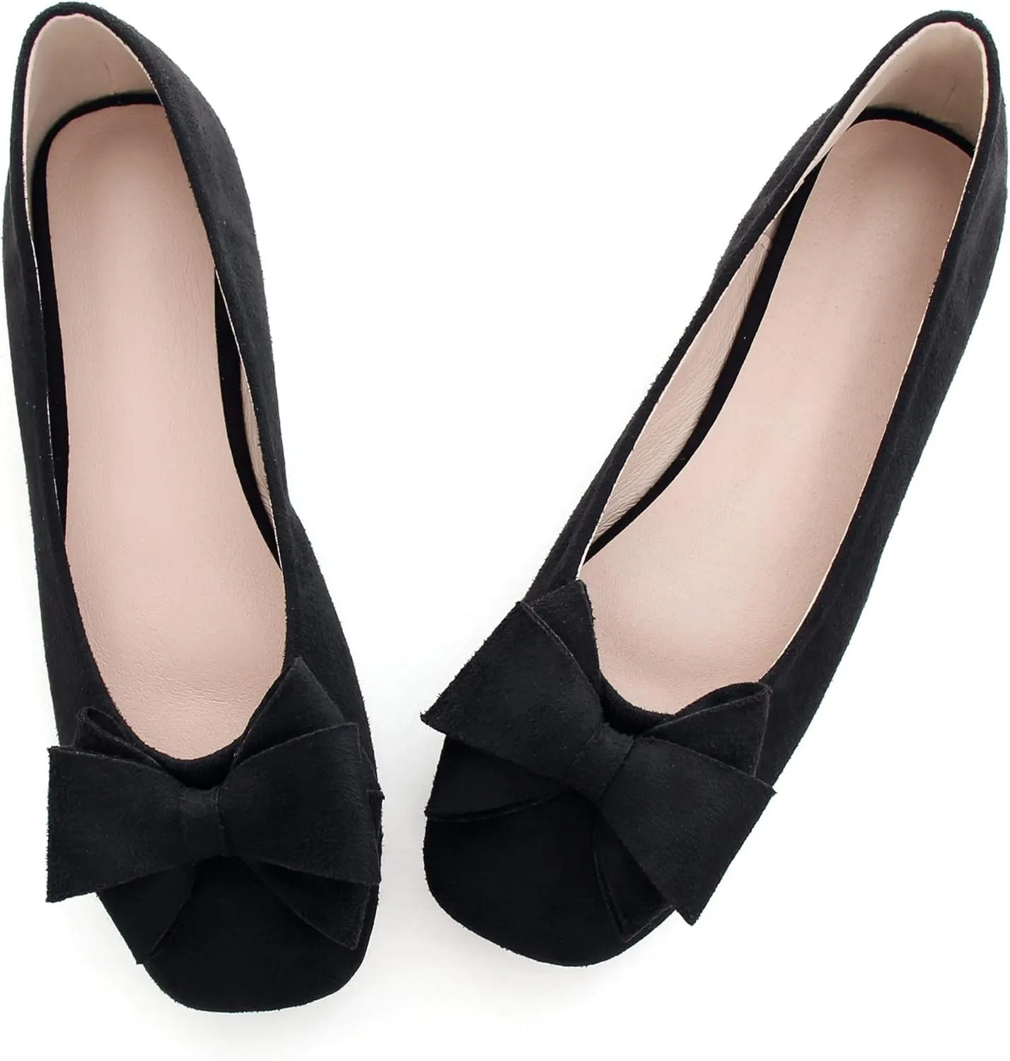 Dear Time Women's Flats Shoes Bowknot Dressy Ballets Loafers Wedding Business Casual Walking Shoes