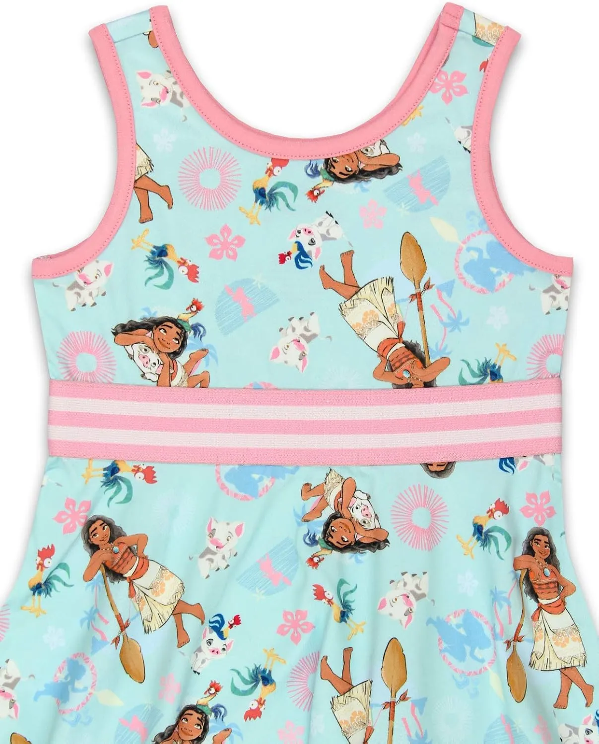 Disney Moana Toddler Girls Fit and Flare Ultra Soft Dress
