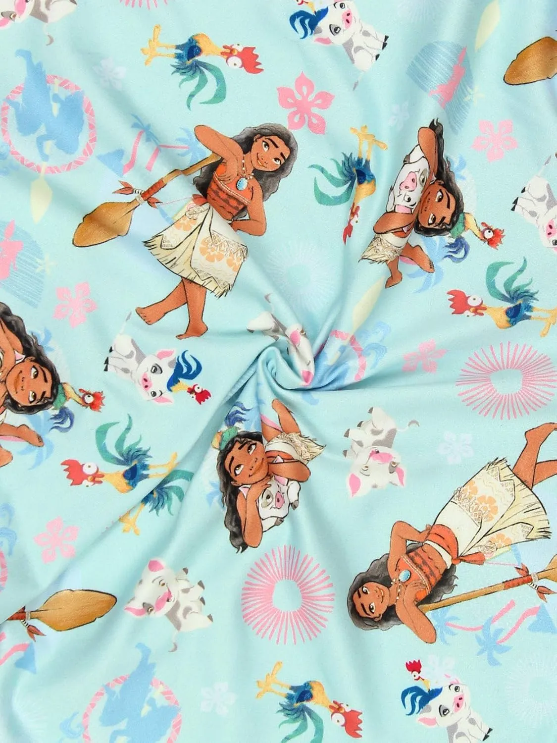 Disney Moana Toddler Girls Fit and Flare Ultra Soft Dress