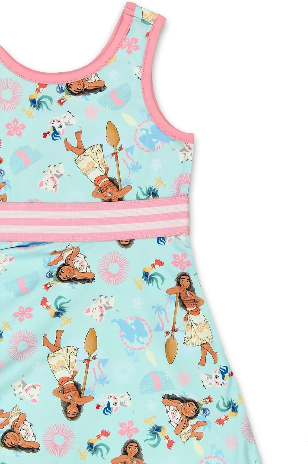 Disney Moana Toddler Girls Fit and Flare Ultra Soft Dress
