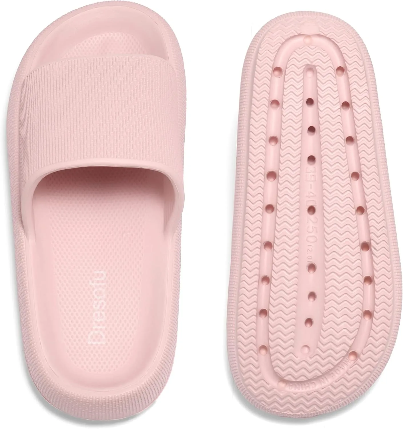 Dresofu Cloud Slippers for Women and Men Bathroom Sandals Non-Slip Pillow Slippers Cushioned Thick Sole Shower Slippers…