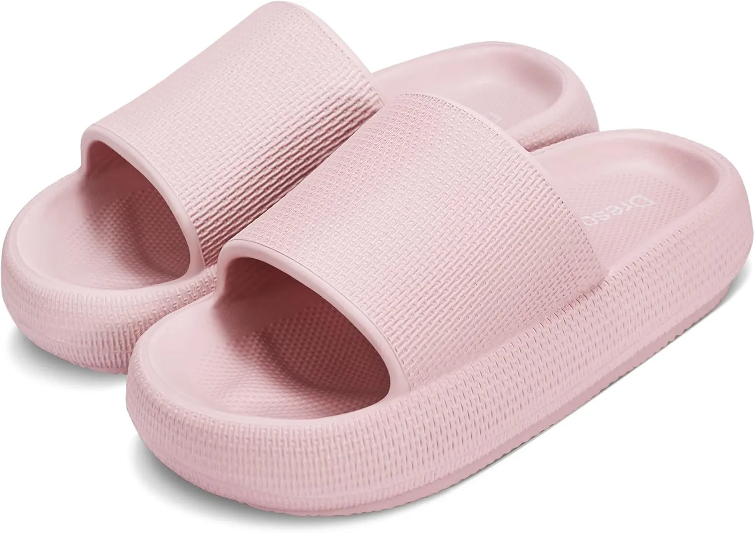Dresofu Cloud Slippers for Women and Men Bathroom Sandals Non-Slip Pillow Slippers Cushioned Thick Sole Shower Slippers…