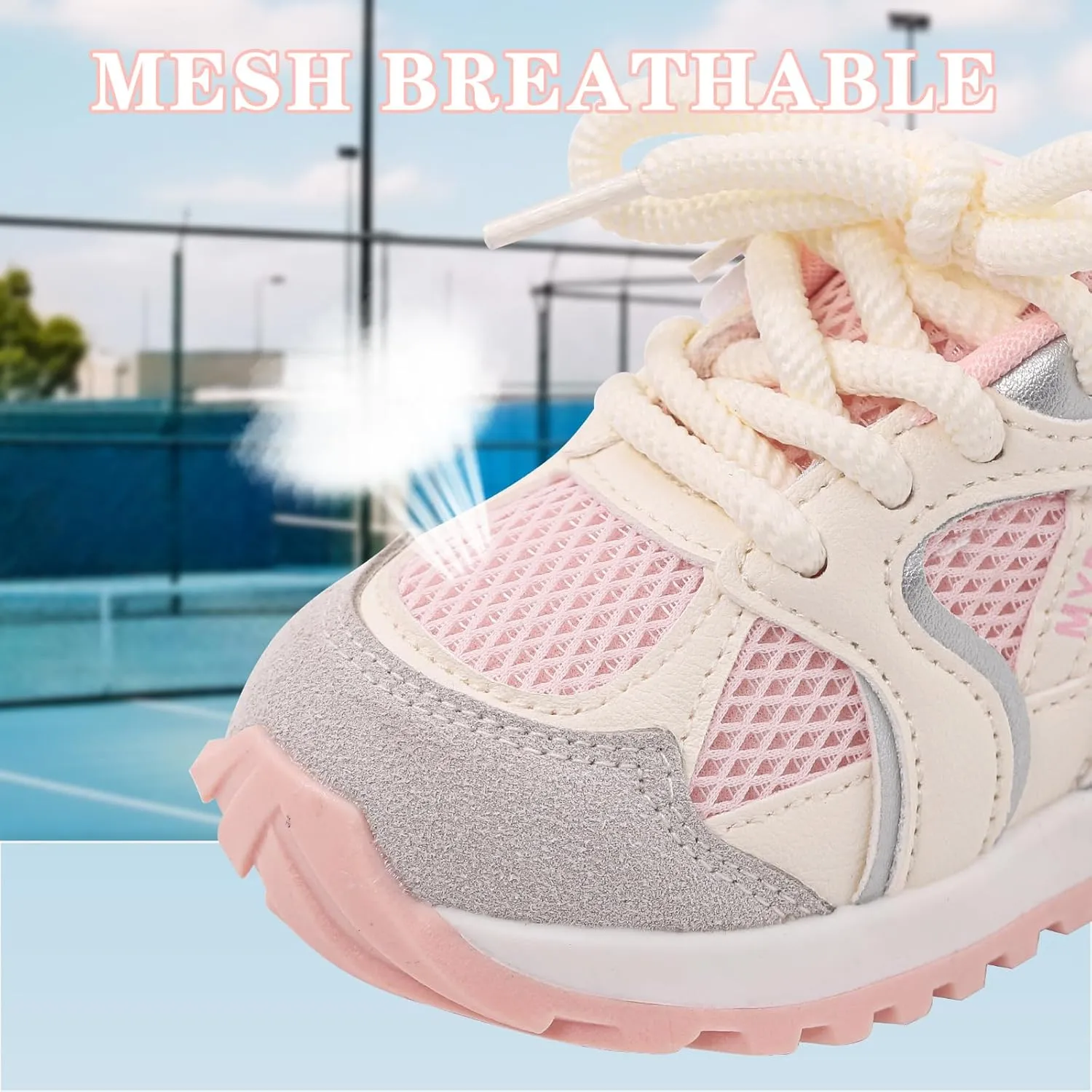 ESTAMICO Toddler Boys Girls Sneakers Baby Sports Shoes - Breathable, Non-Slip, Durable for Active Adventures