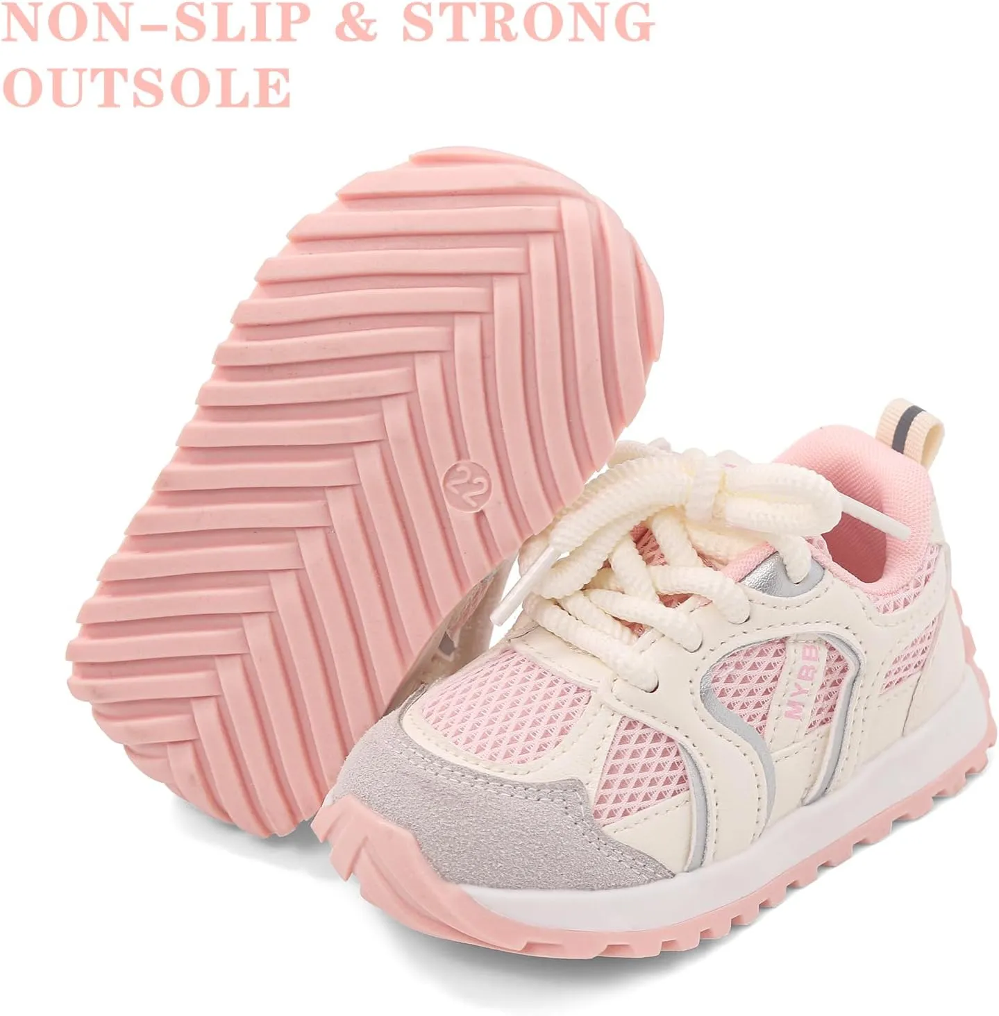 ESTAMICO Toddler Boys Girls Sneakers Baby Sports Shoes - Breathable, Non-Slip, Durable for Active Adventures
