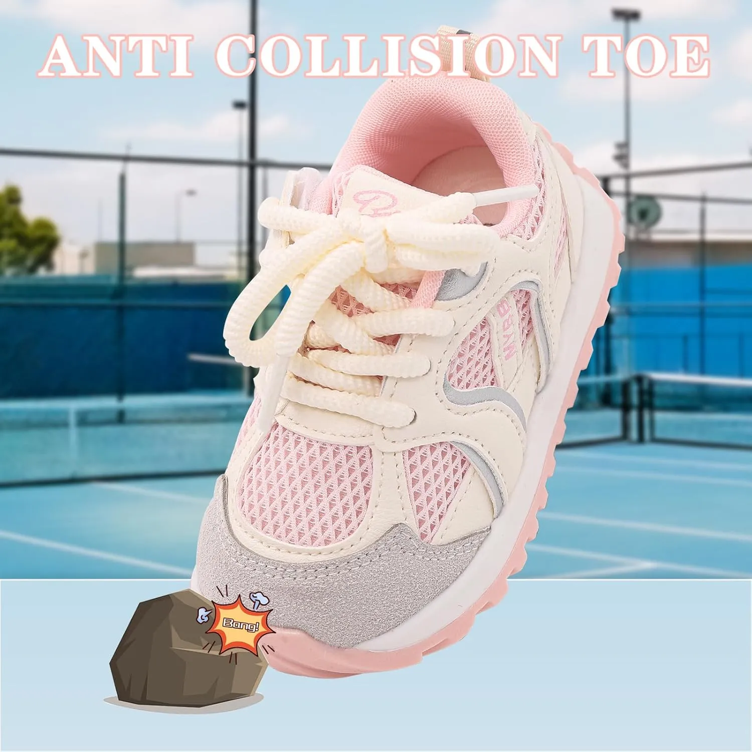 ESTAMICO Toddler Boys Girls Sneakers Baby Sports Shoes - Breathable, Non-Slip, Durable for Active Adventures
