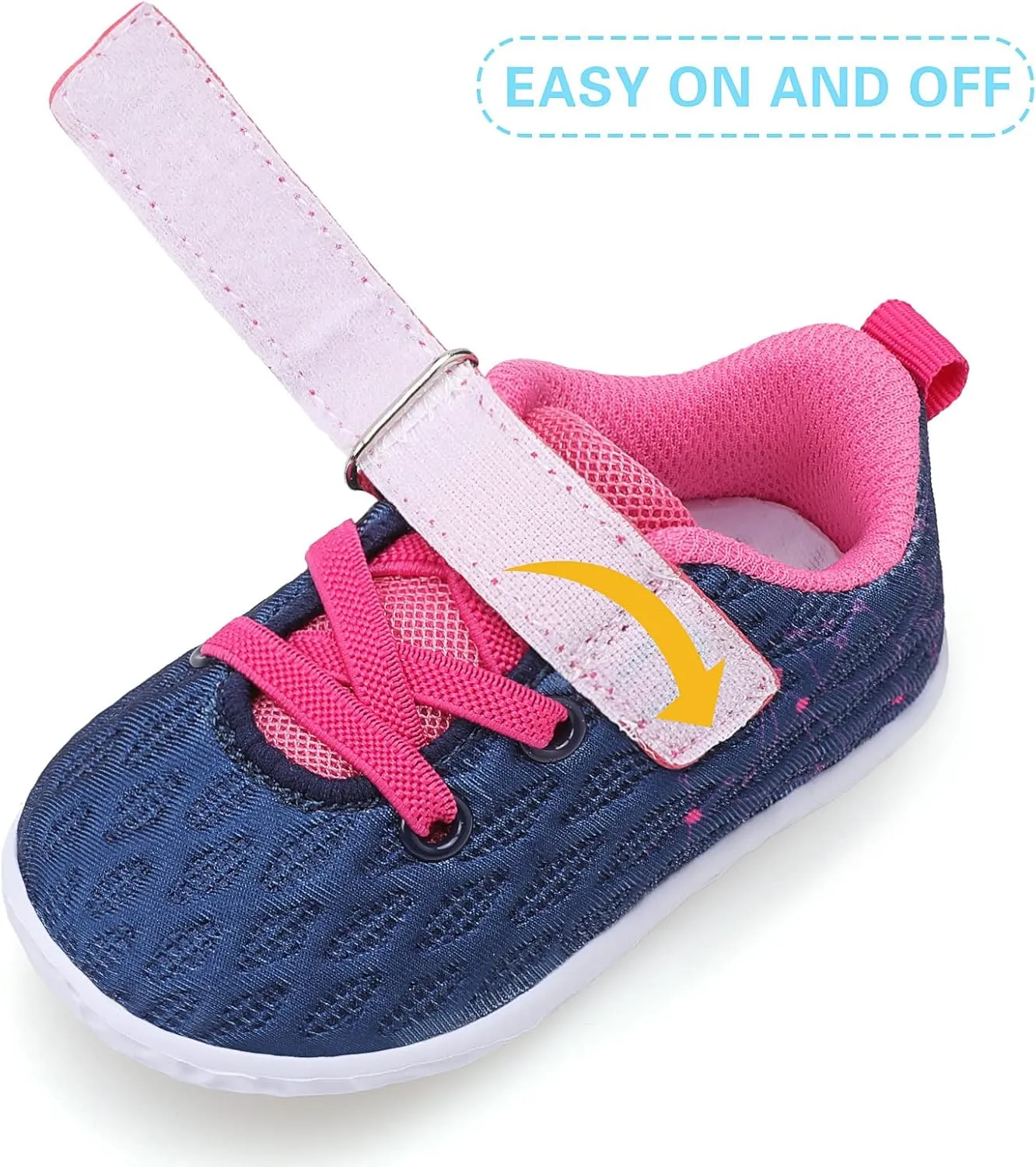 FEETCITY Baby Sneakers Boys Girls Infant Shoes First Walking Shoes Newborn Crib Shoes Toddler Slip On Shoes
