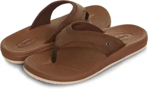 Floopi Flip Flops for Men Texture Soft EVA Footbed Men Beach Sandals With Soft Webbing Toe Post Comfort Fit Sandals with Indoor & Outdoor Anti Skid Soles